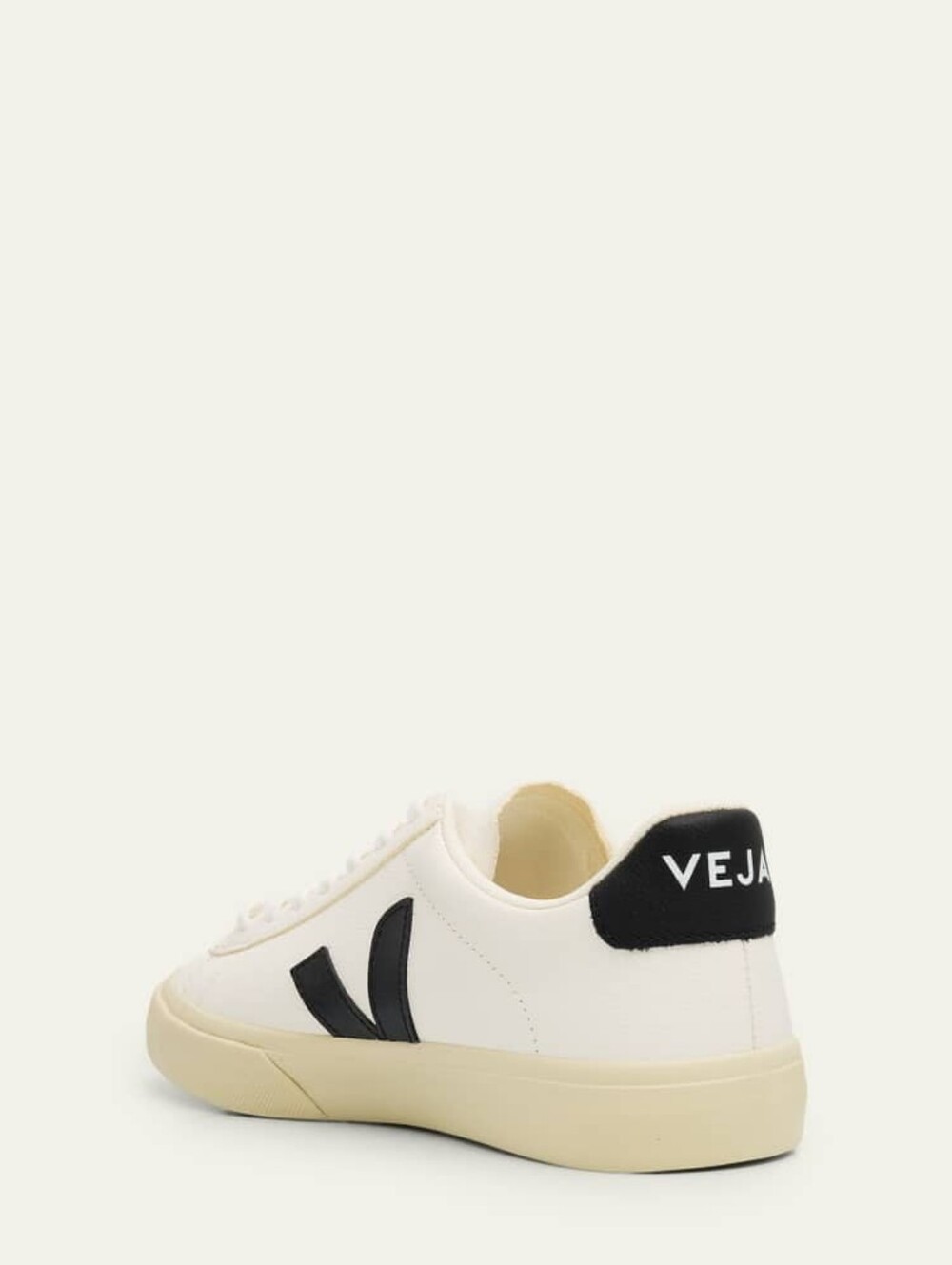 Veja Sneakers Campo White Black Leather Low Top Size 7 - Picture 4 of 15